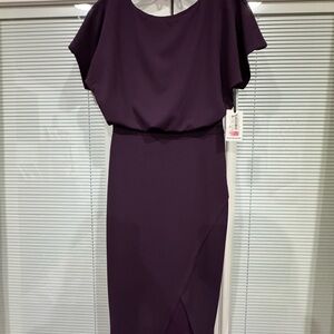 Kensie Deep Purple Midi Dress